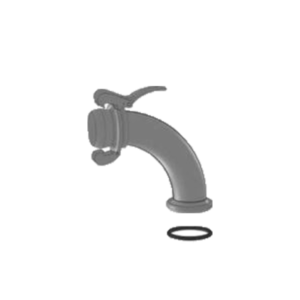 BAUER TYPE 90 BEND WITH MALE & FEMALE GALVANIZED