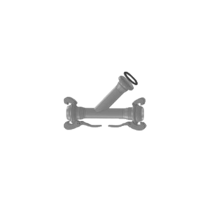 BAUER TYPE Y JOINT WITH FEMALE INLET GALVANIZED