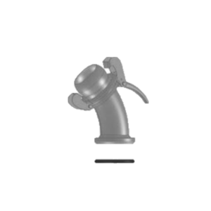 BAUER TYPE 45 BEND WITH MALE & FEMALE GALVANIZED
