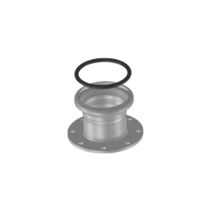 B TYPE FEMALE WITH PN10 FLANGE GALVANIZED