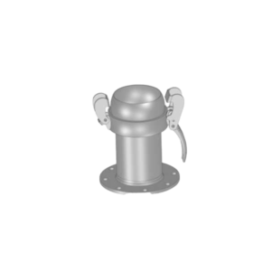 B TYPE MALE WITH PN16 FLANGE GALVANIZED