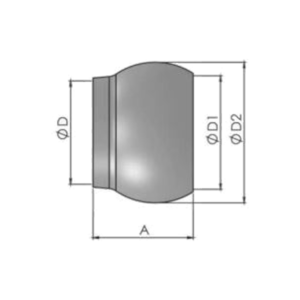 BAUER TYPE MALE WELDON NON-GALVANIZED
